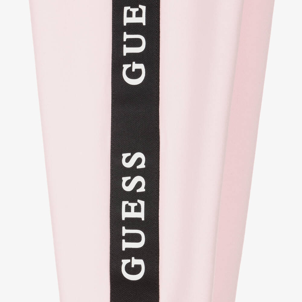 Guess Teen Pink Logo Leggings Childrensalon Outlet