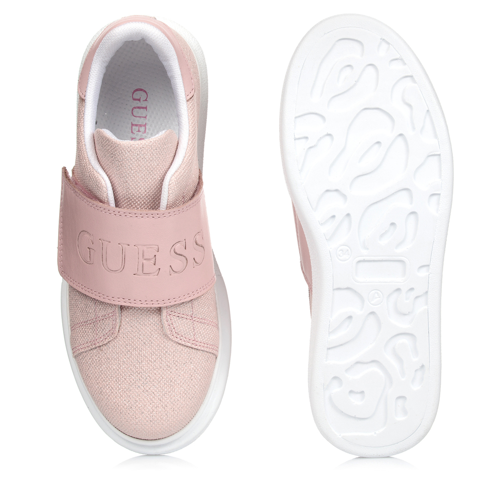 Guess pink trainers store