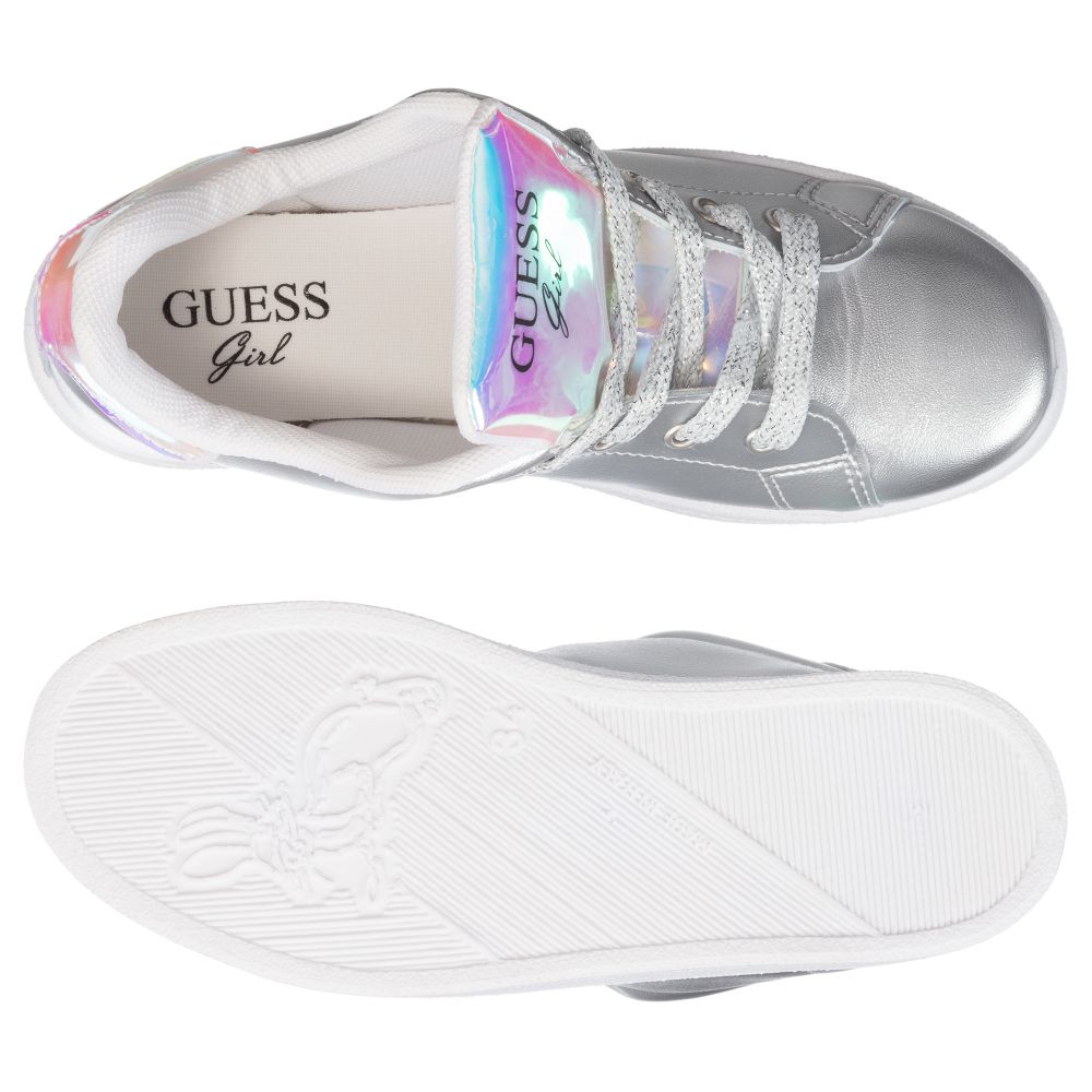 Guess shoes silver cheap