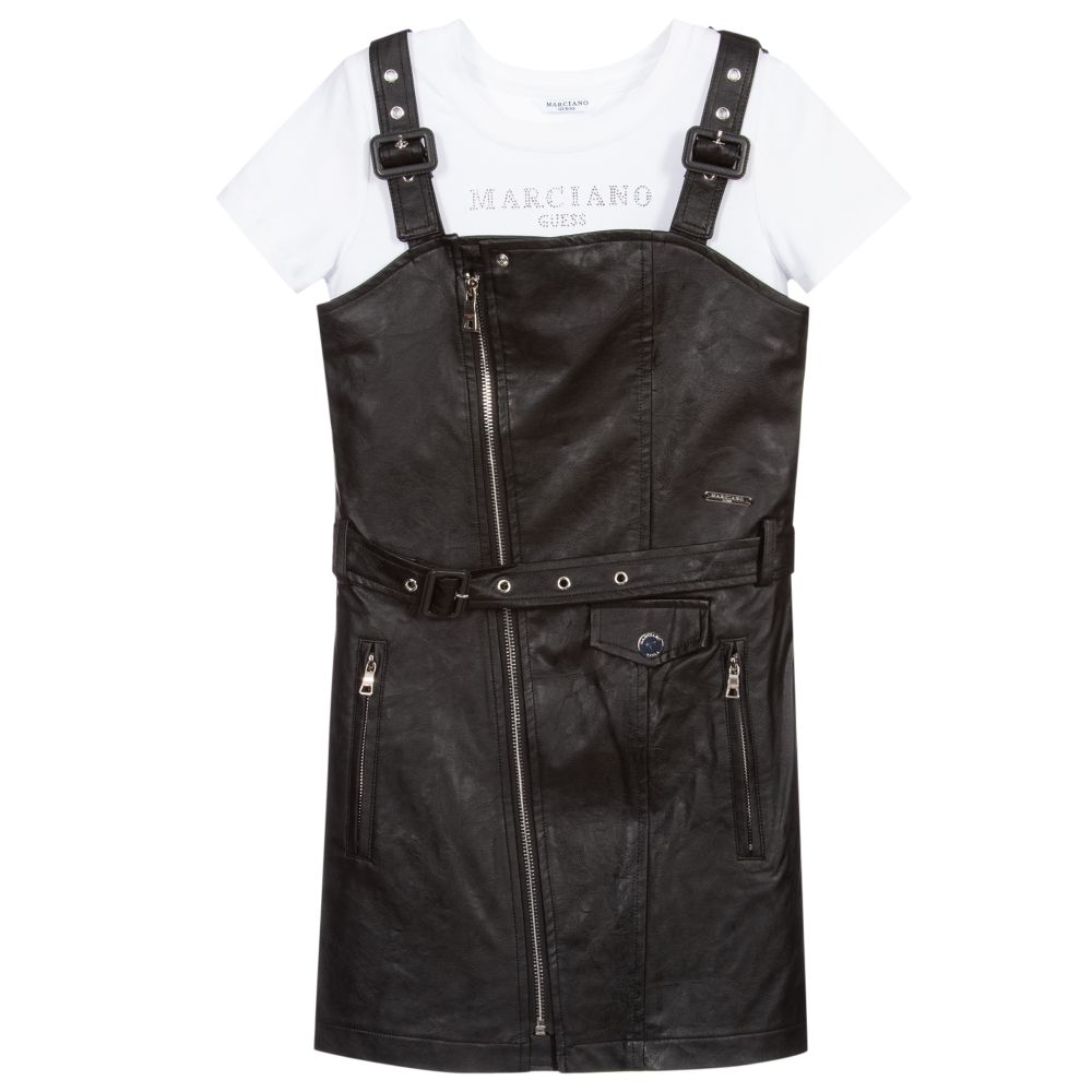 Guess Marciano Teen White Black Dress Set Childrensalon Outlet