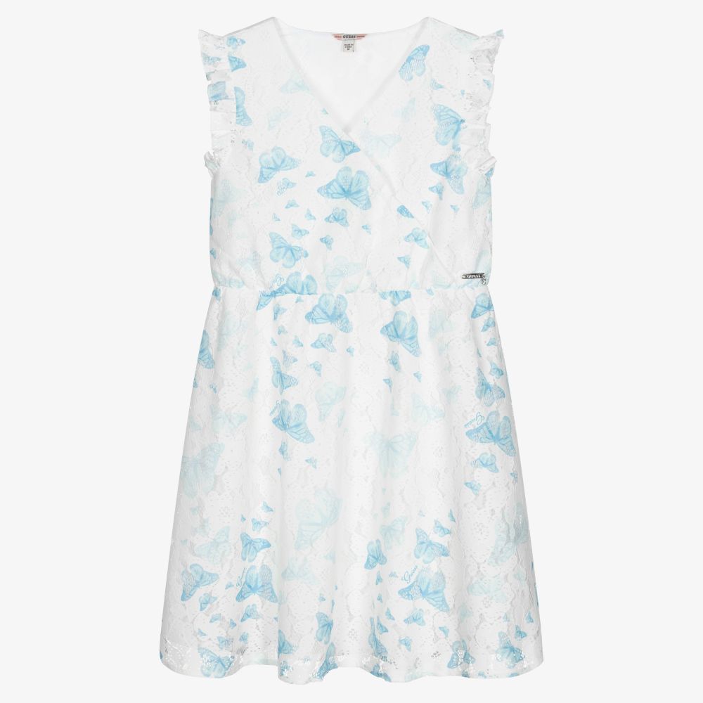 Guess blue 2025 lace dress