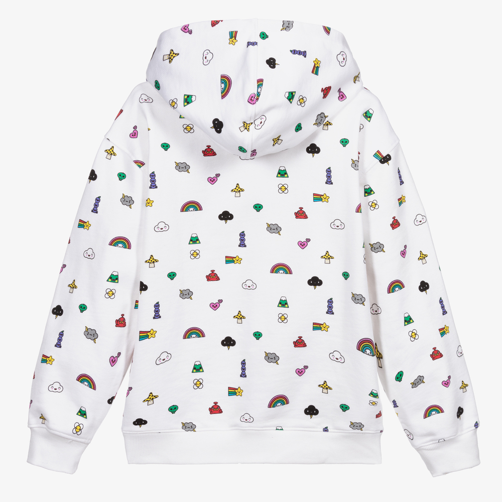 H&m friends hoodie white online