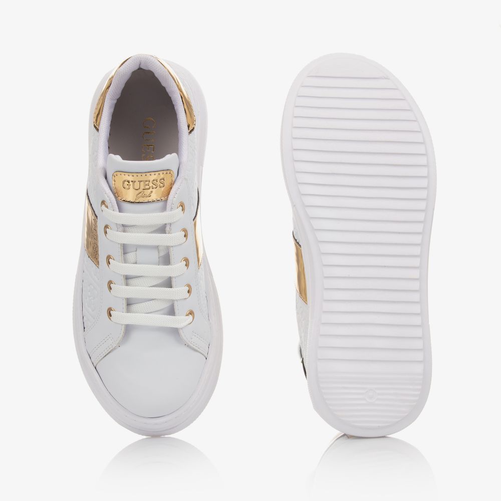 Guess gold trainers online