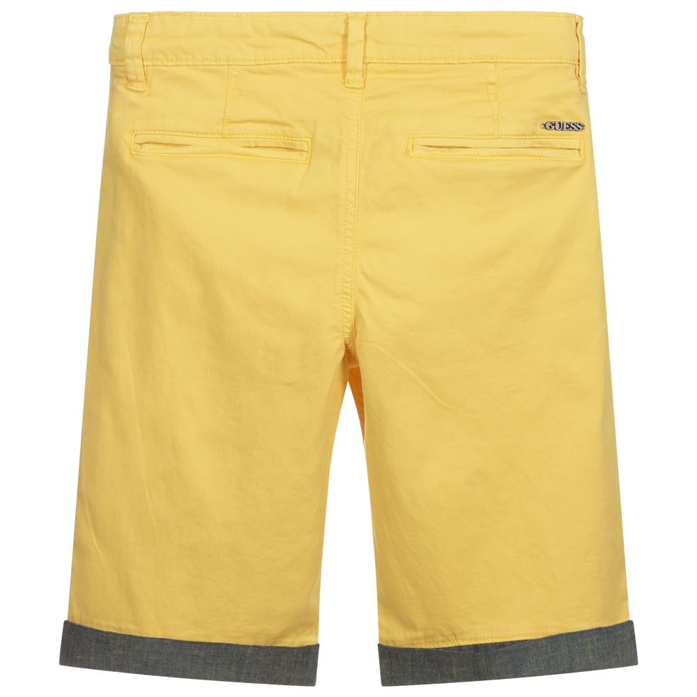 Guess - Teen Yellow Bermuda Shorts | Childrensalon Outlet