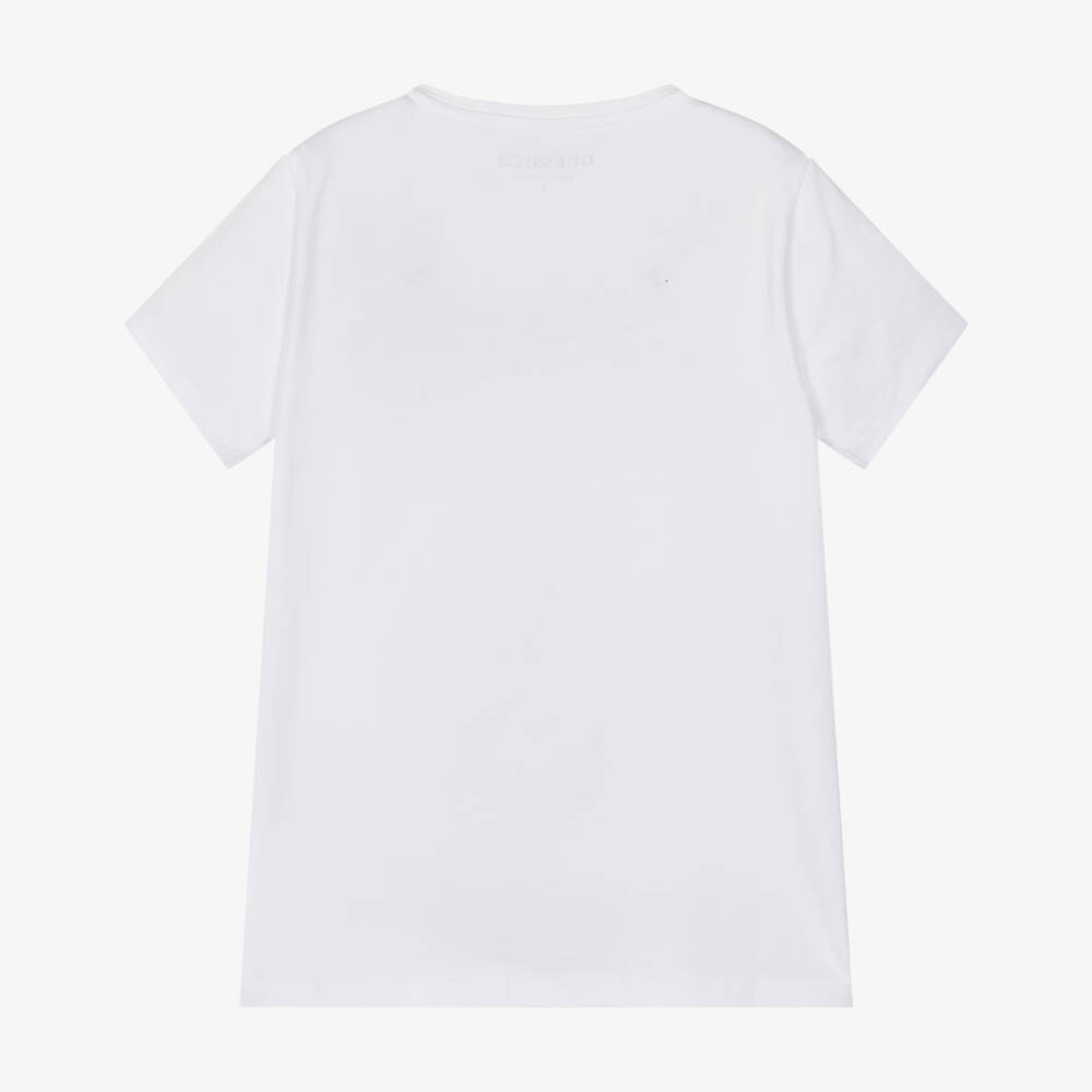 Guess-White Bear T-shirt | Childrensalon Outlet