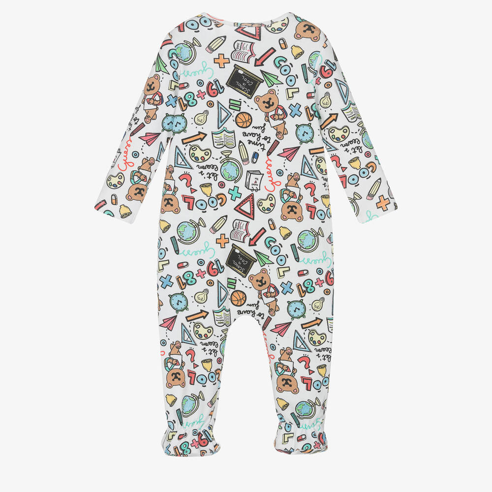 جيس-أفرول بيبي غرو قطن جيرسي عضوي لون أبيض للأطفال | Childrensalon Outlet