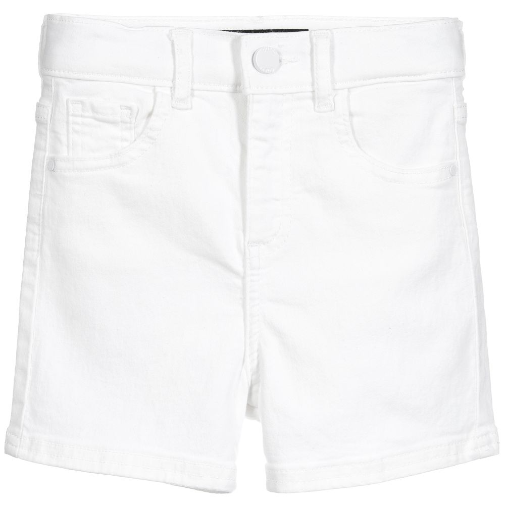 White jean shorts sales kids