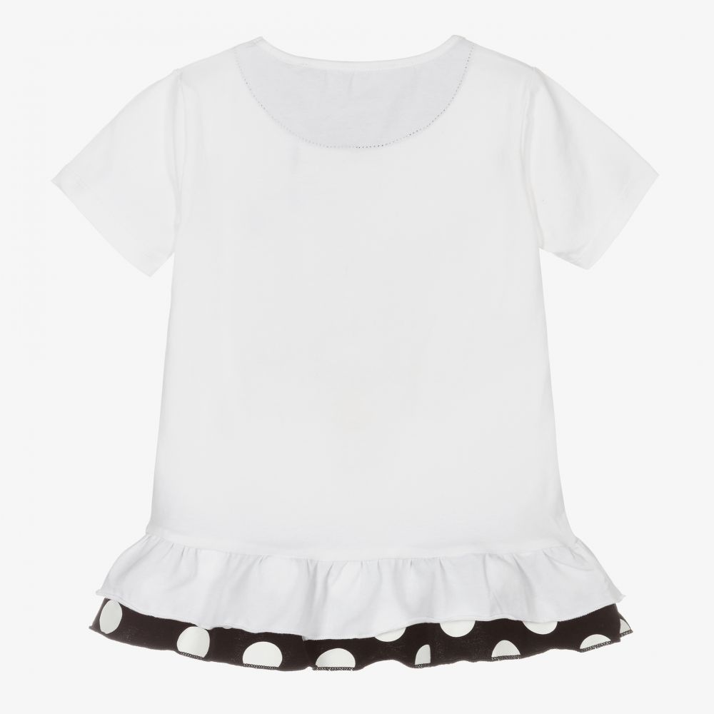 Guess-Белая футболка с сердцем | Childrensalon Outlet