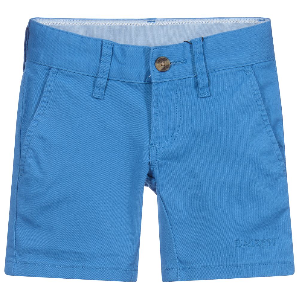 Hackett London - Short chino bleu Garçon | Childrensalon