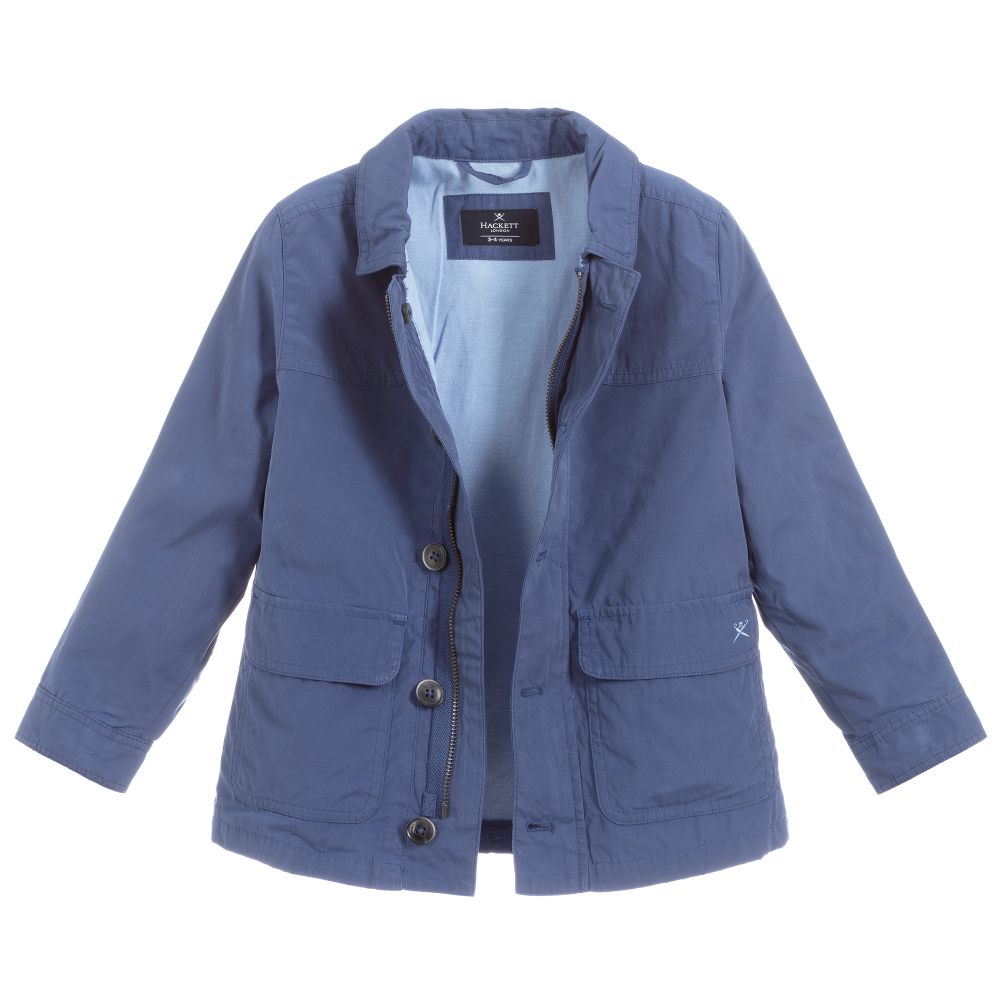 Boys blue coat sales