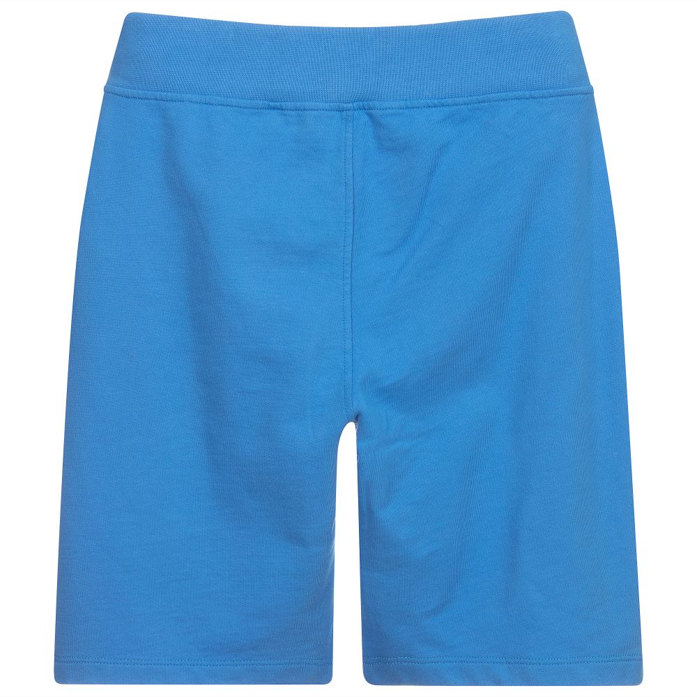 Hackett London-Boys Blue Cotton Jersey Shorts | Childrensalon Outlet