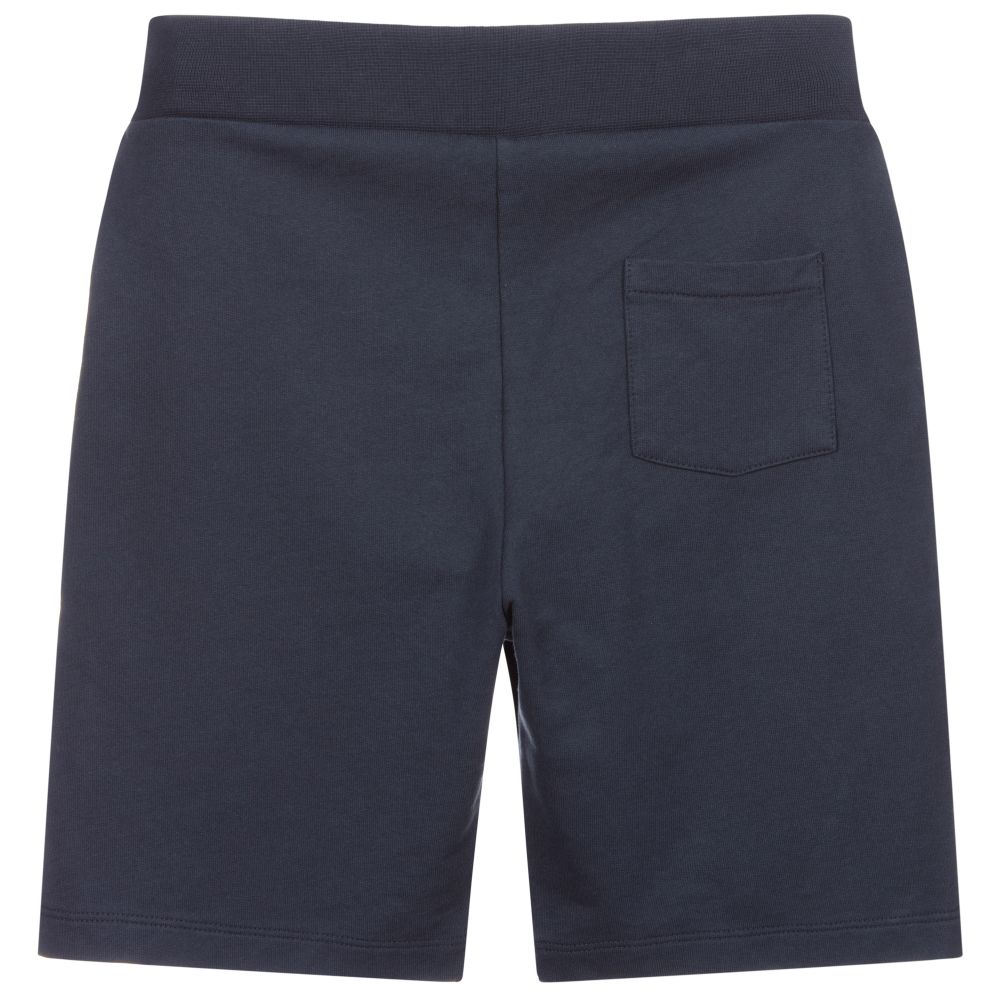 Hackett Aston Martin Racing Boys Blue Cotton Shorts