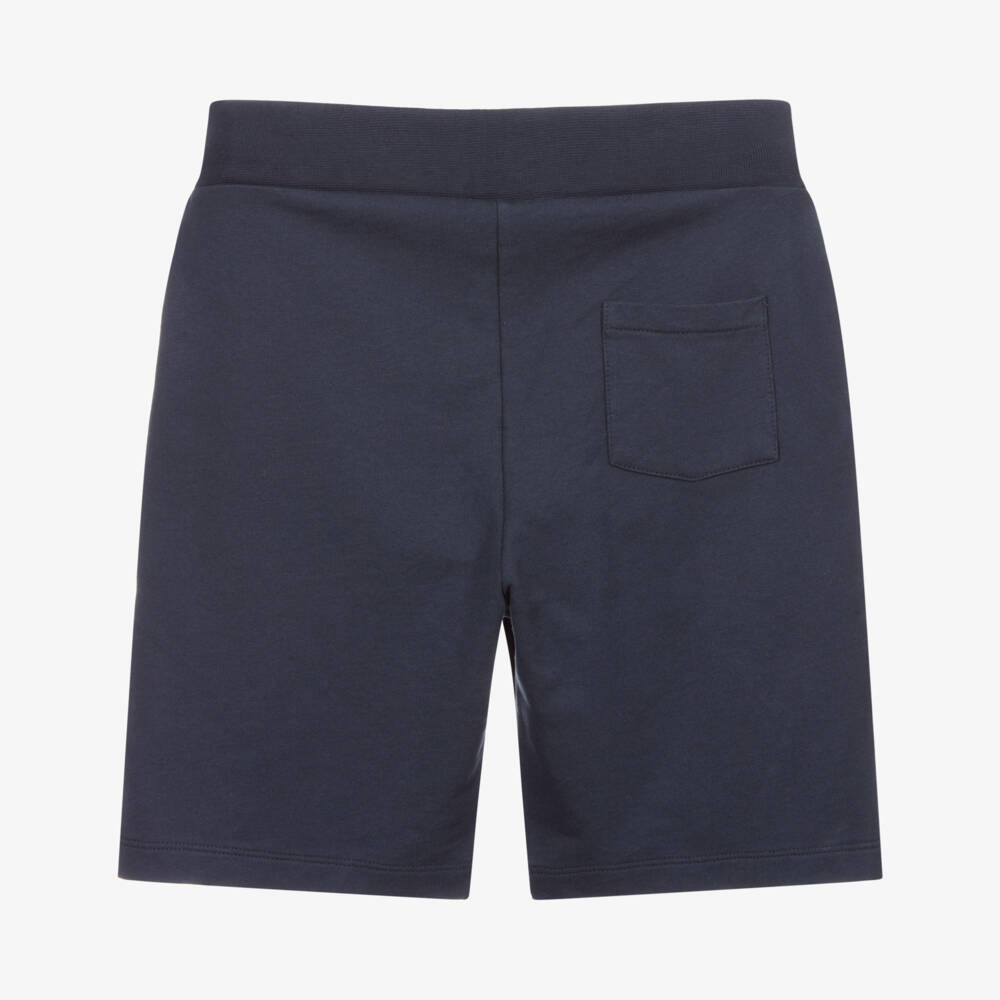 Hackett Aston Martin Racing-Boys Blue Cotton Shorts | Childrensalon Outlet