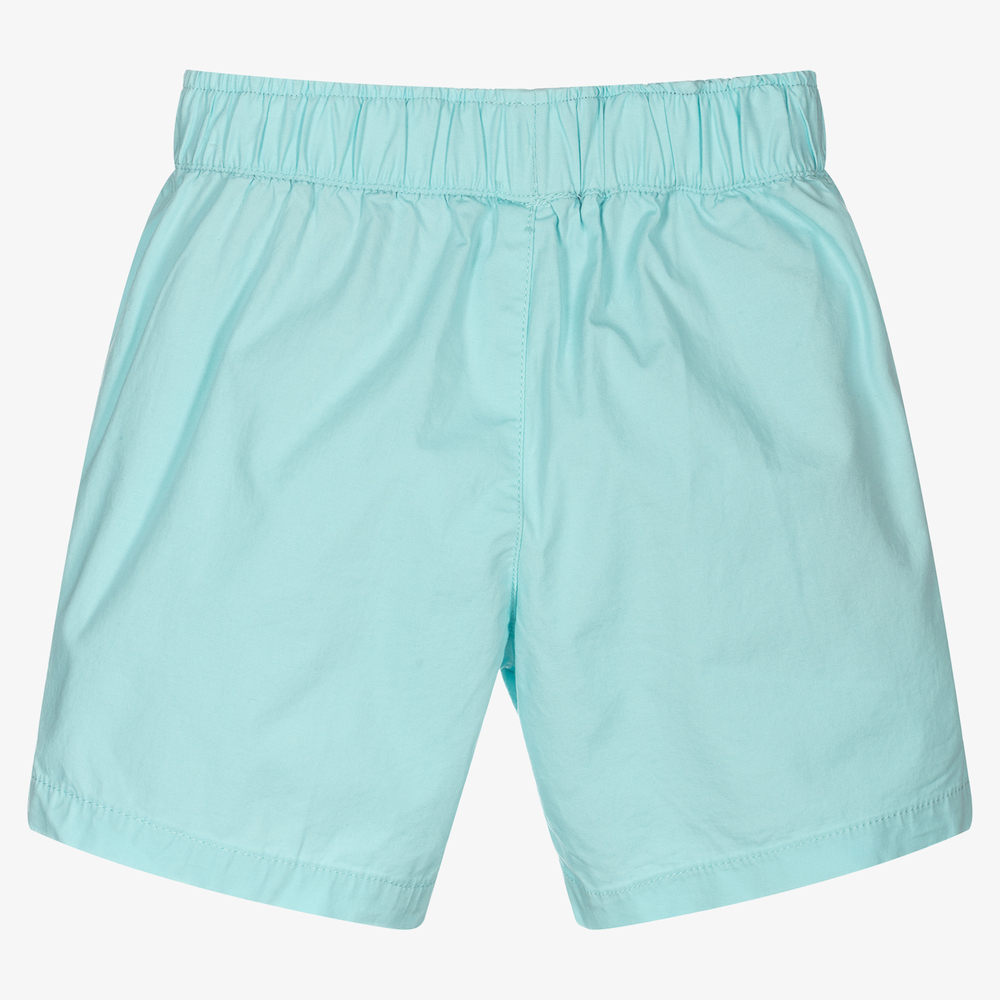 هاكيت London-Boys Blue Cotton Shorts | Childrensalon Outlet