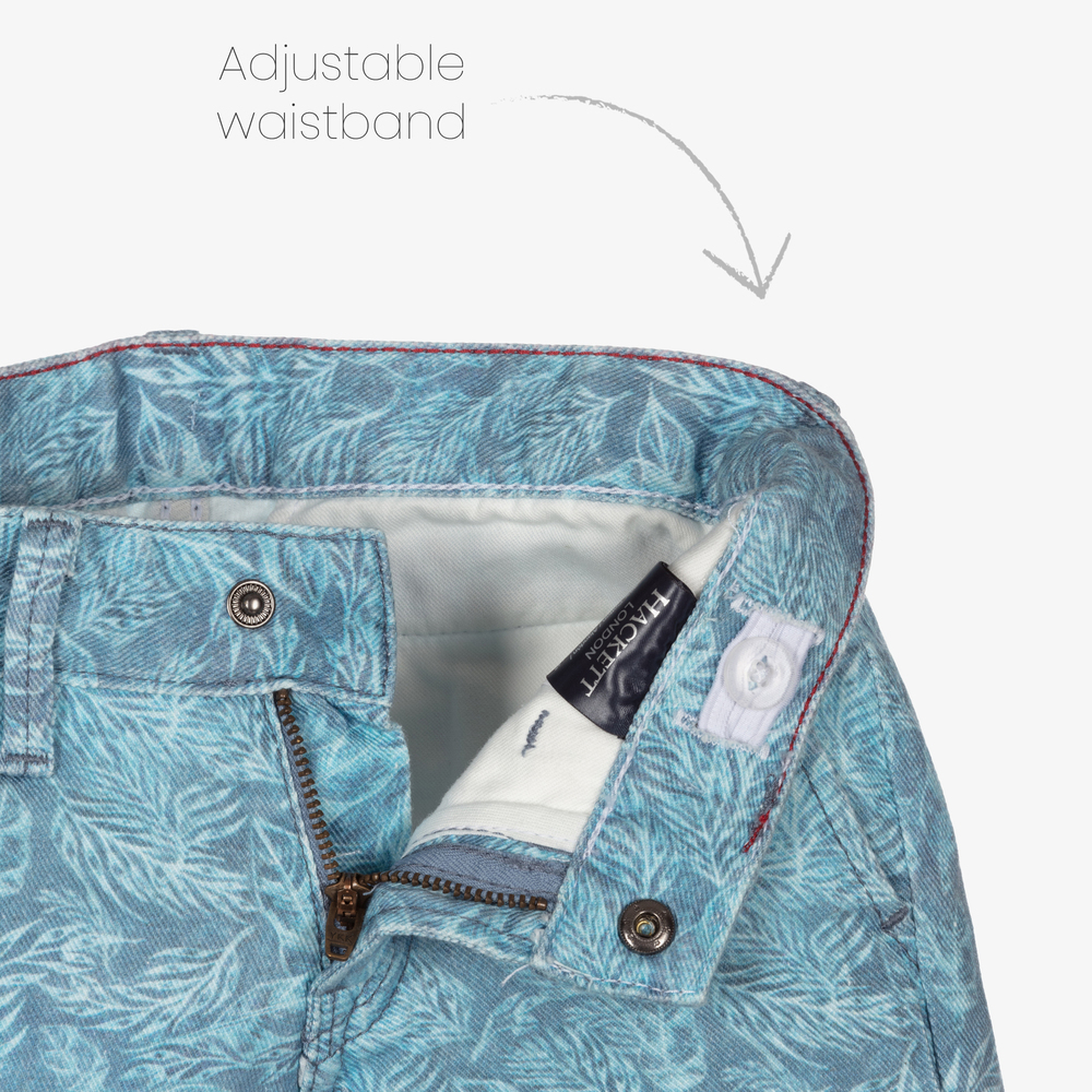 Hackett Лондон-Boys Blue Denim Shorts | Childrensalon Outlet