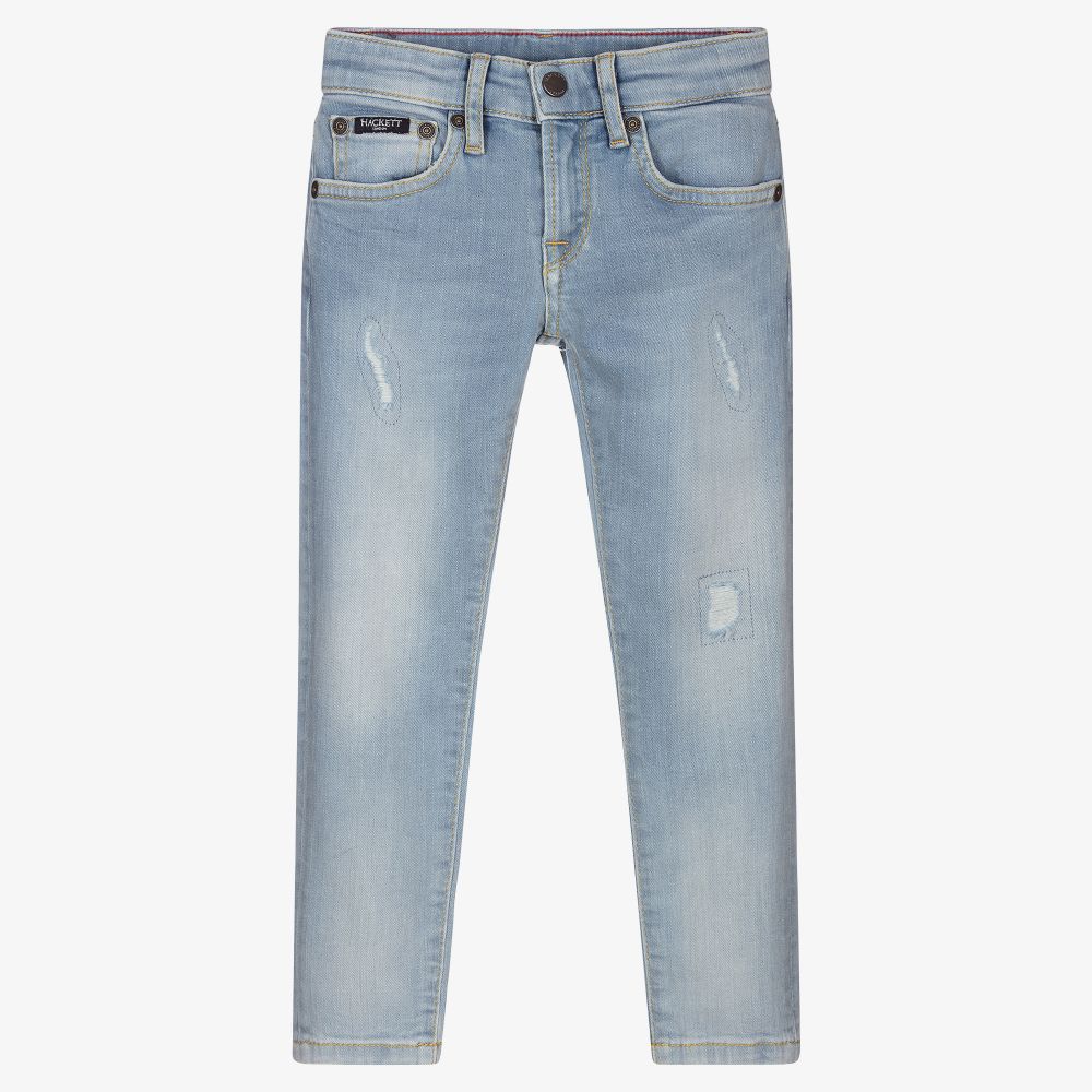 Hackett London - Boys Blue Skinny Denim Jeans | Childrensalon