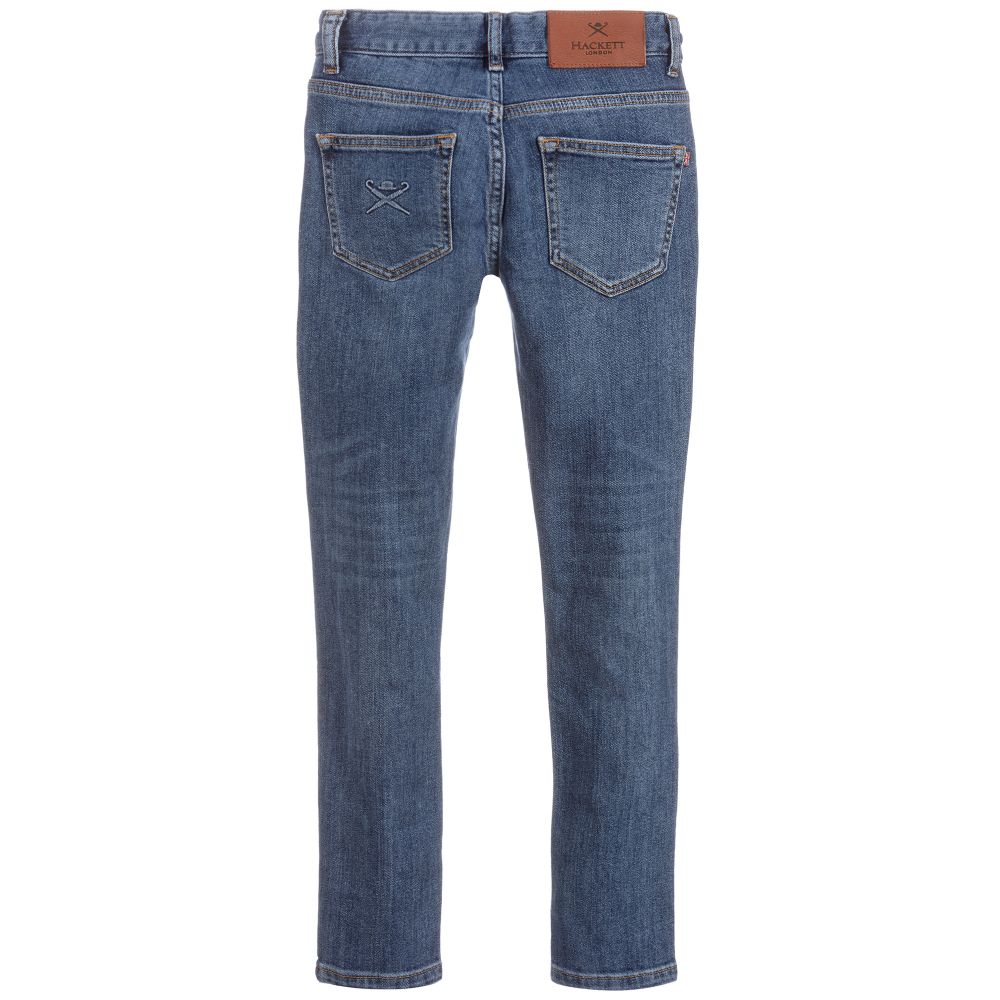 Hackett London Boys Blue Skinny Fit Jeans Childrensalon Outlet
