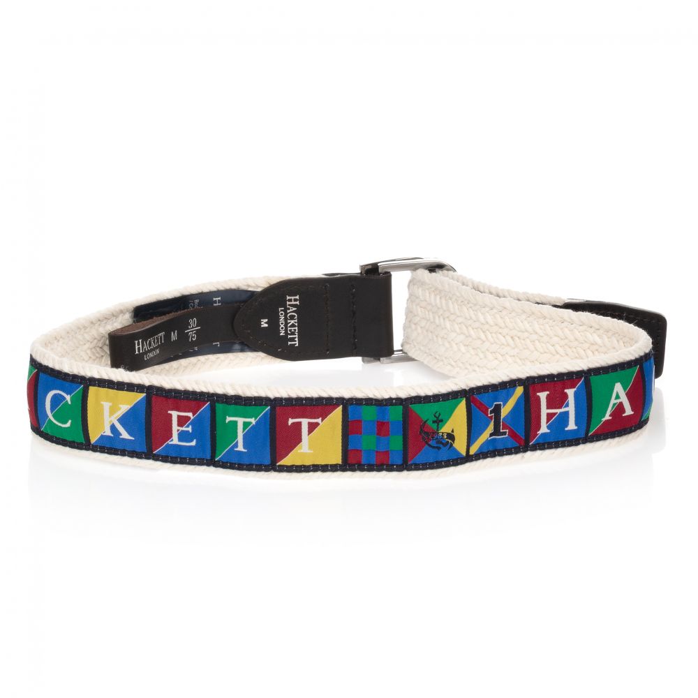 هاكيت London-Boys Colourful Logo Belt | Childrensalon Outlet