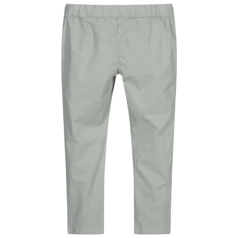 هاكيت London-Boys Grey Cotton Trousers | Childrensalon Outlet