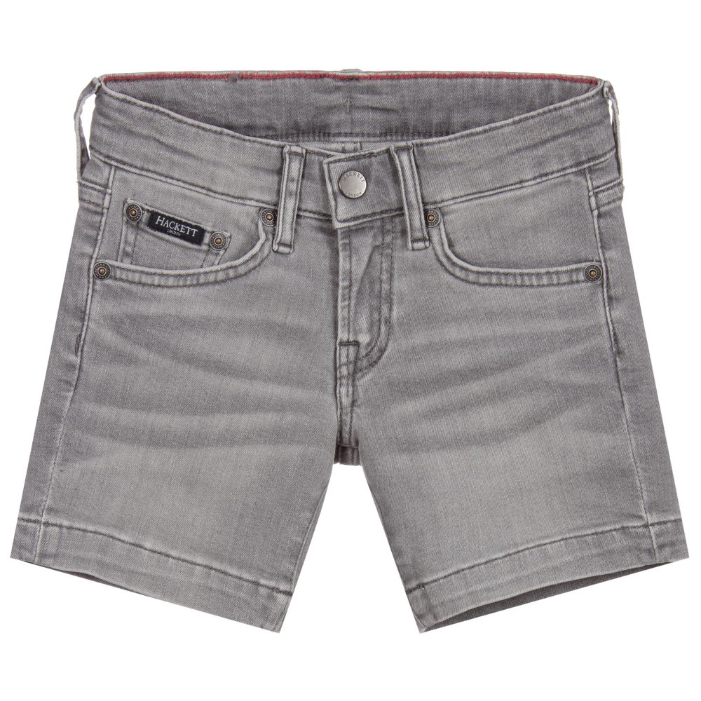Boys grey deals denim shorts