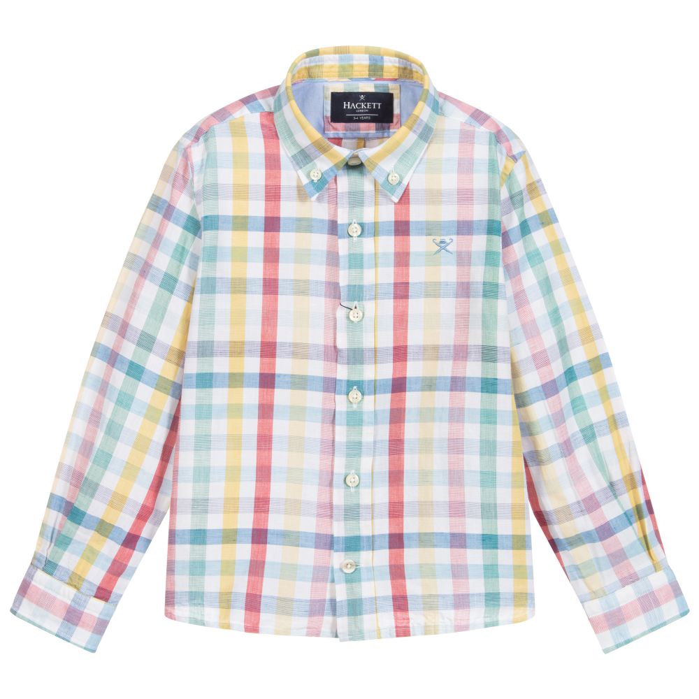 Hackett London - Boys Linen Shirt | Childrensalon