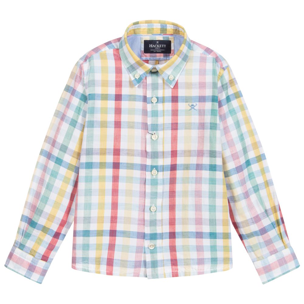 Hackett London-Boys Linen Shirt | Childrensalon Outlet