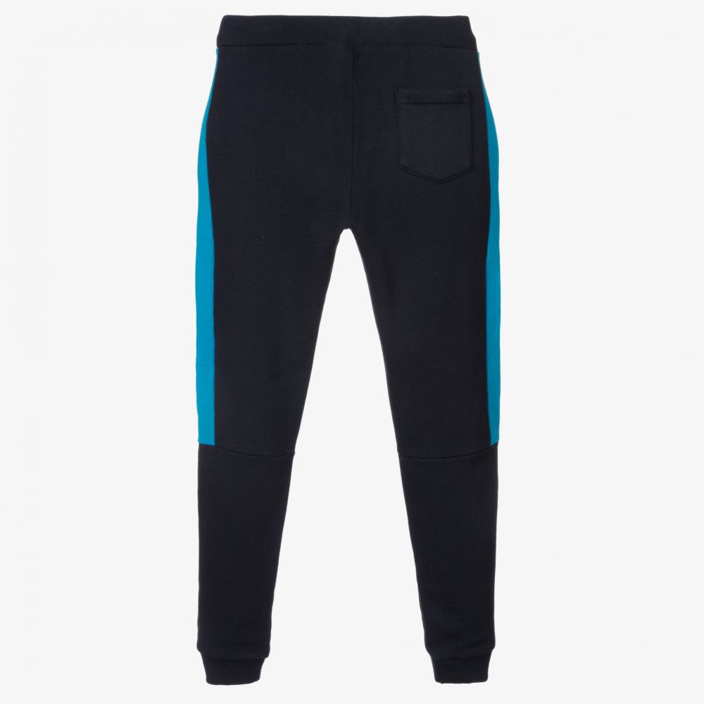 Boys navy top jogging bottoms