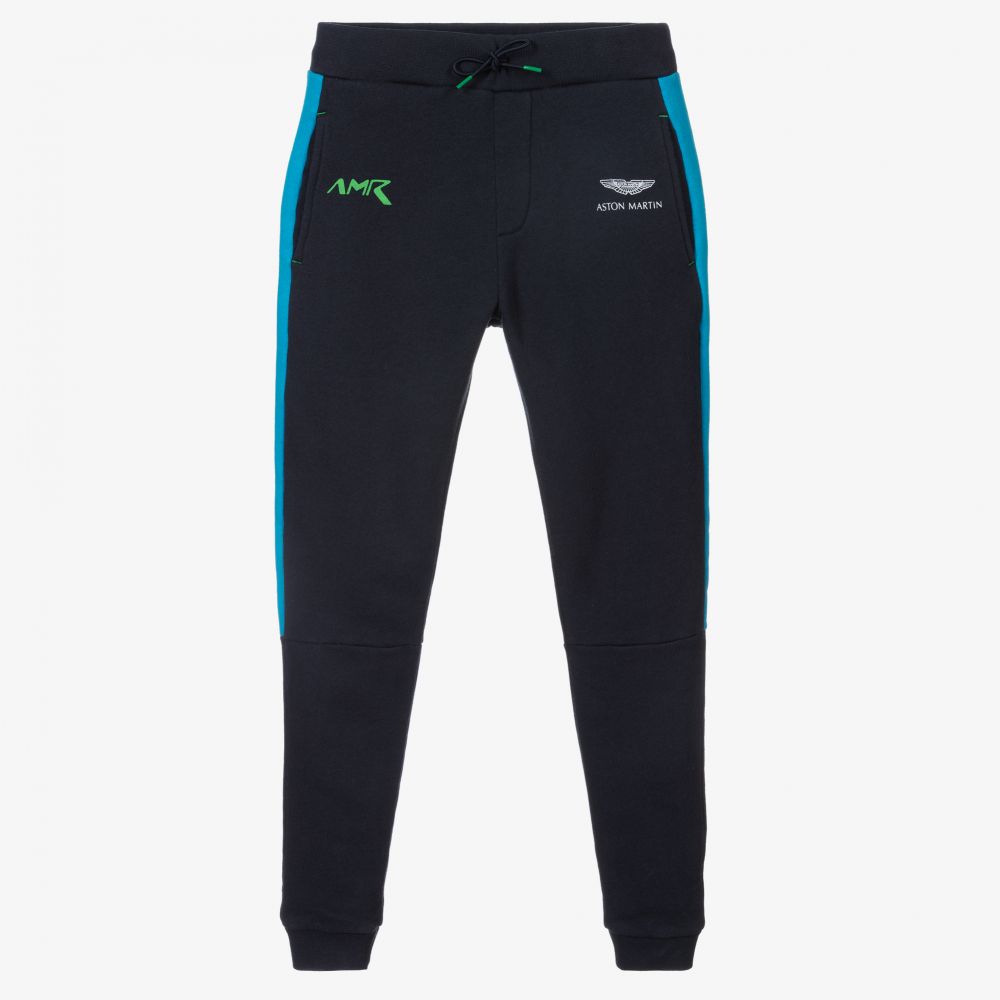 Hackett Aston Martin Racing - Boys Navy Blue AMR Joggers | Childrensalon