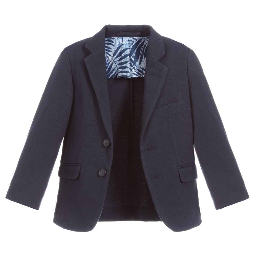 Hackett London Boys Navy Blue Blazer Childrensalon Outlet