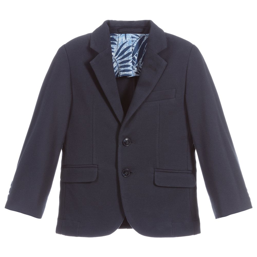 Hackett London - Boys Navy Blue Blazer | Childrensalon Outlet