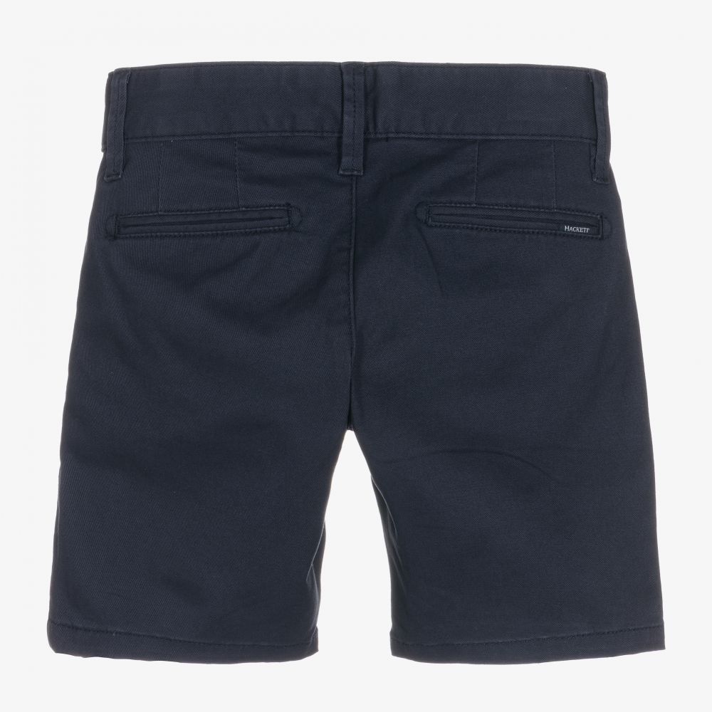 Hackett London Boys Navy Blue Chino Shorts