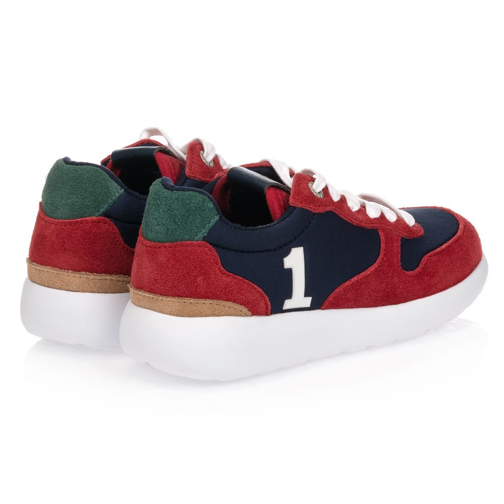 boys red trainers