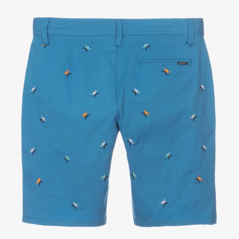 Hackett London-Teen Boys Blue Shorts | Childrensalon Outlet