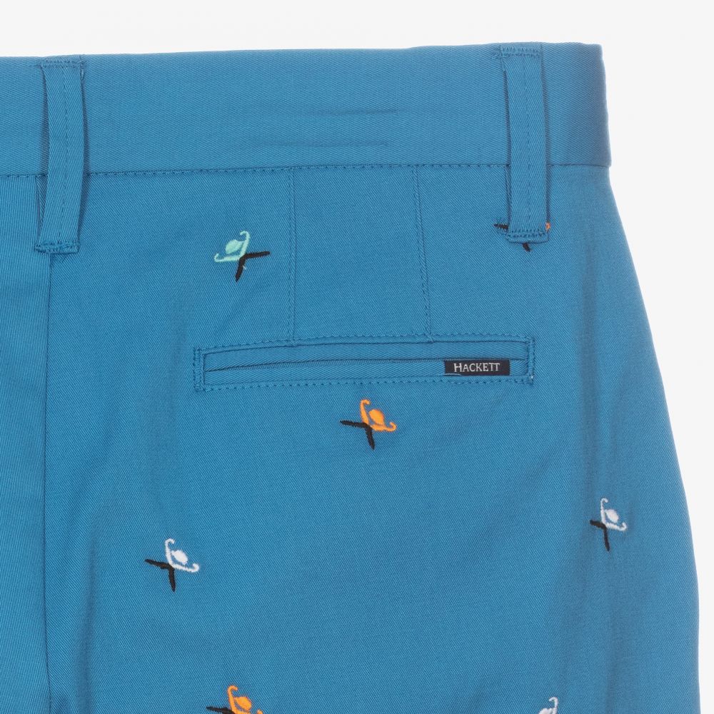 Hackett London-Teen Boys Blue Shorts | Childrensalon Outlet
