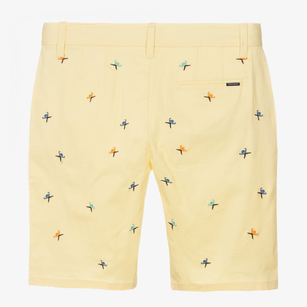 Hackett London-Teen Boys Yellow Shorts | Childrensalon Outlet