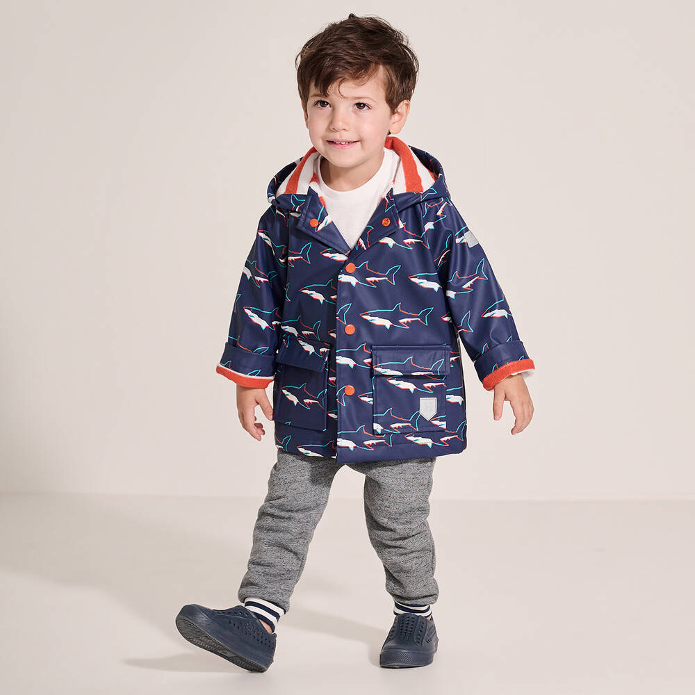 Baby boy blue raincoat sales