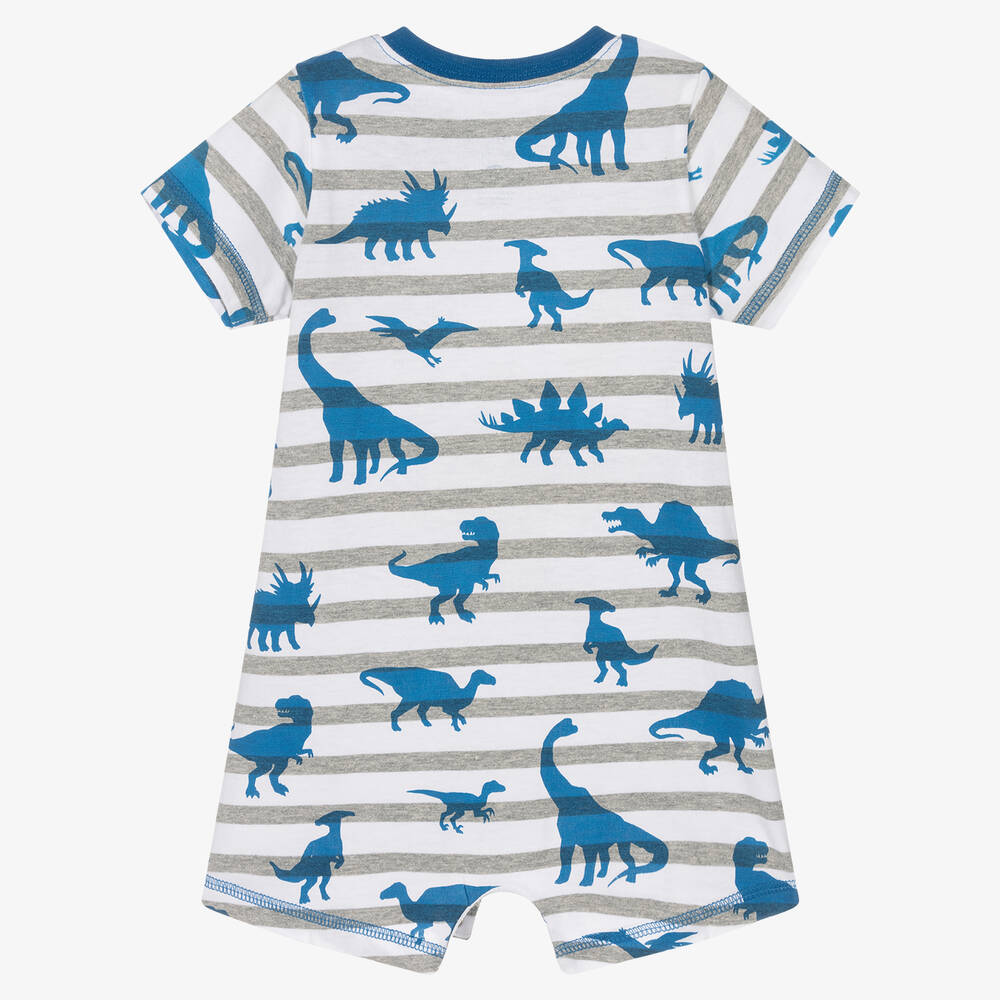 Hatley-Baby Boys Striped Dino Shortie | Childrensalon Outlet