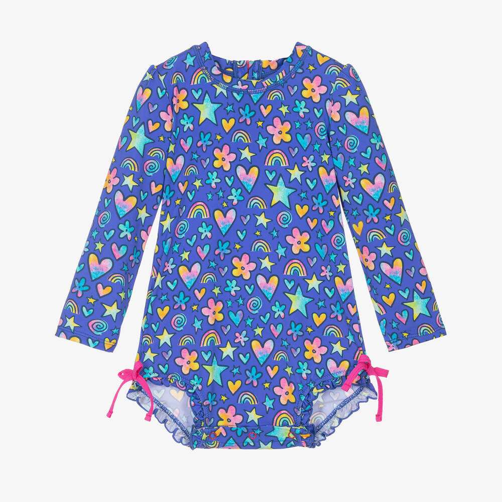 Hatley-مايوه لون أزرق للمولودات | Childrensalon Outlet