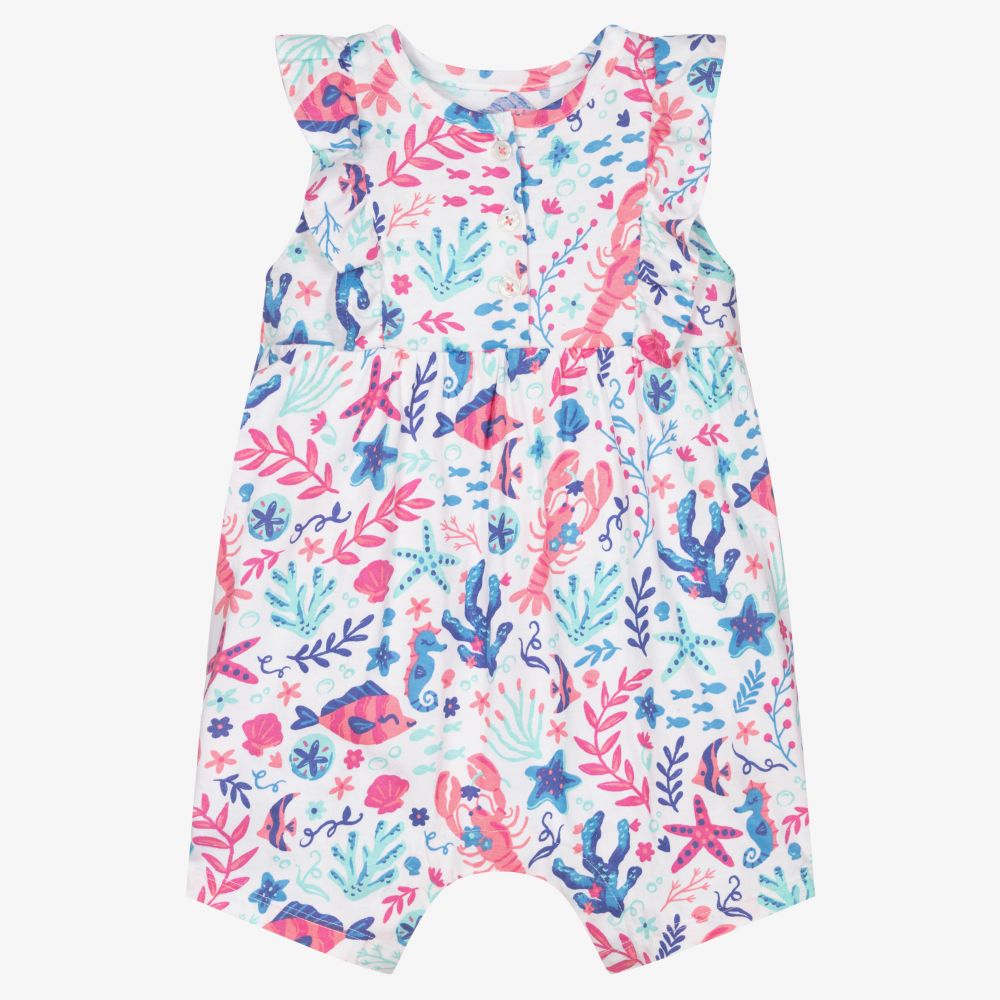 Hatley - Baby Girls Cotton Playsuit | Childrensalon