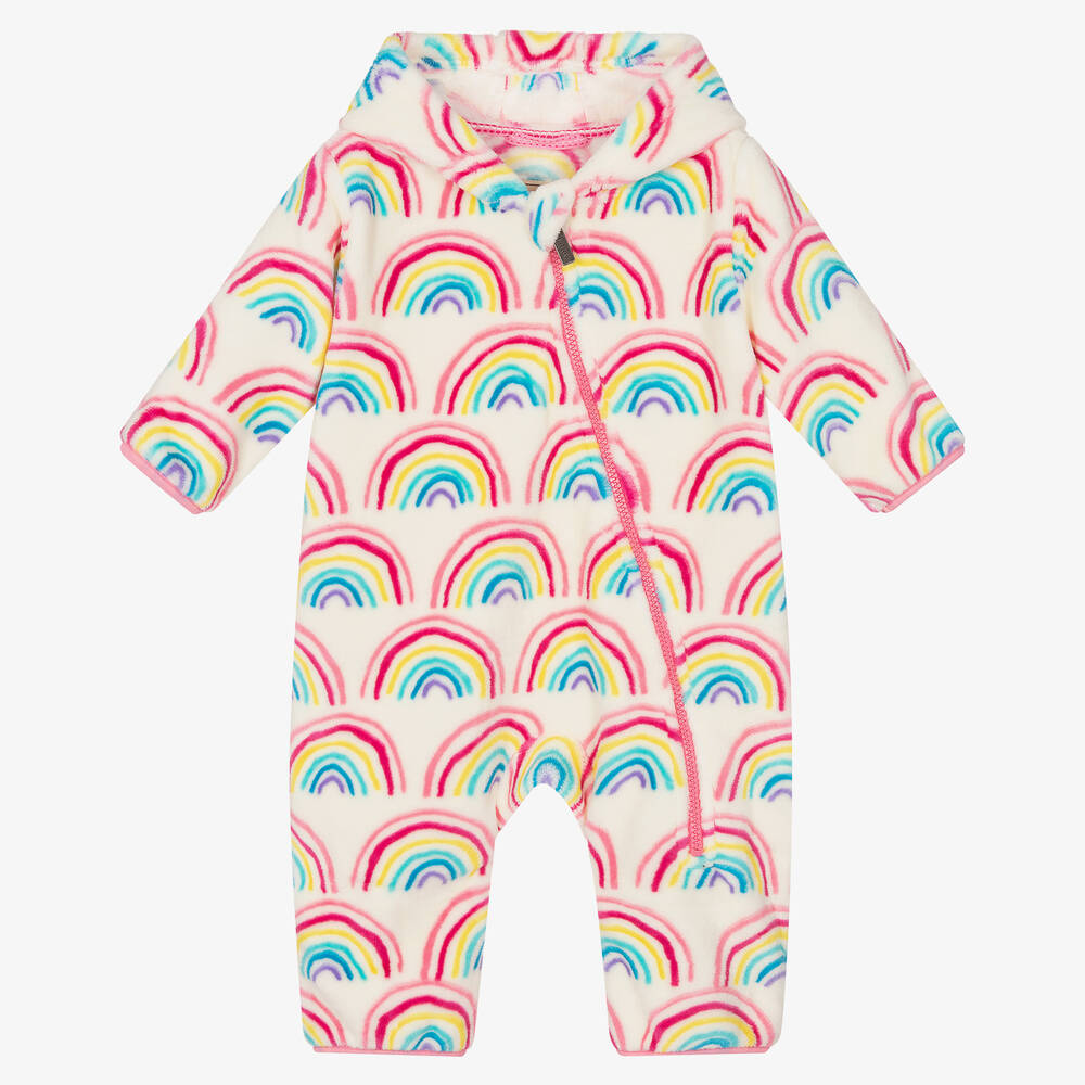 Hatley-Baby Girls Rainbow Pramsuit | Childrensalon Outlet