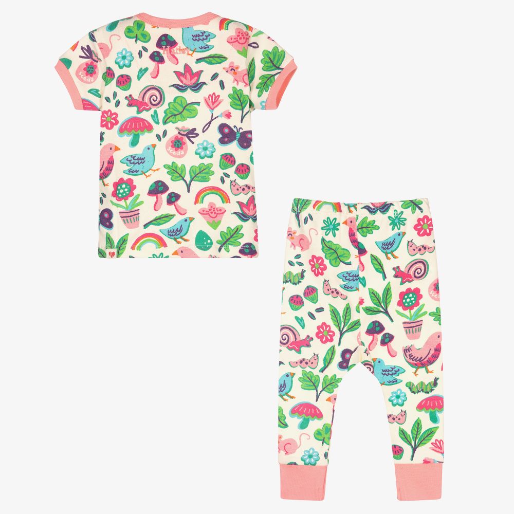 Hatley Baby Girls White Pyjamas Childrensalon Outlet