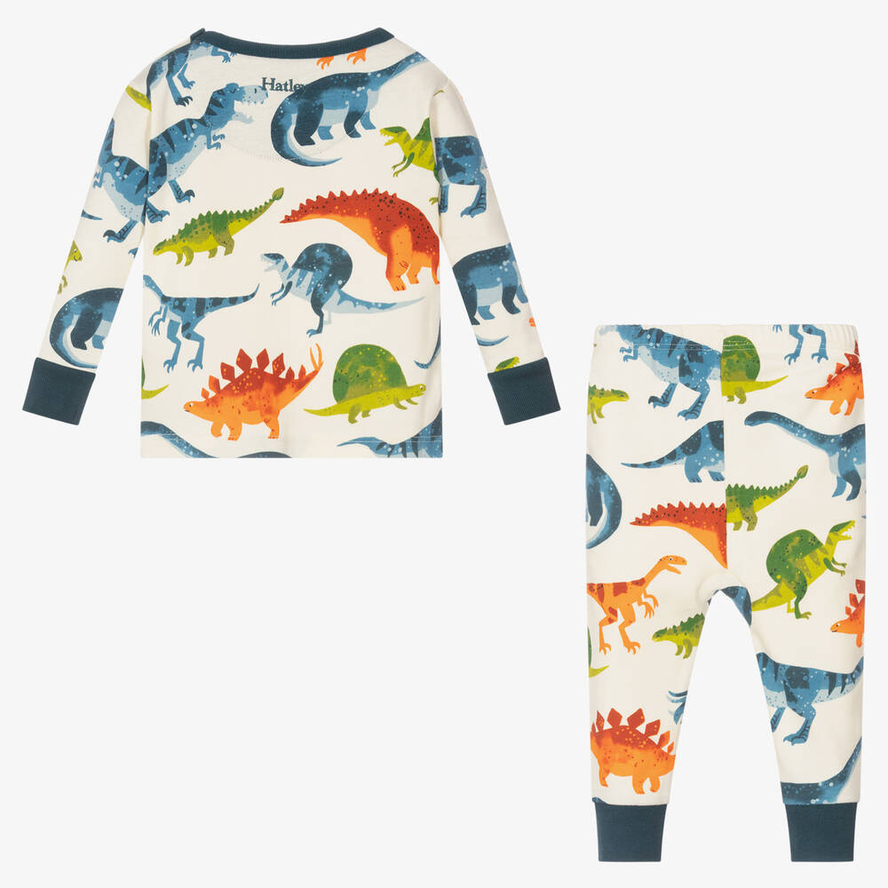 هاتلي-بيجاما قطن عضوي لون عاجي للمواليد | Childrensalon Outlet