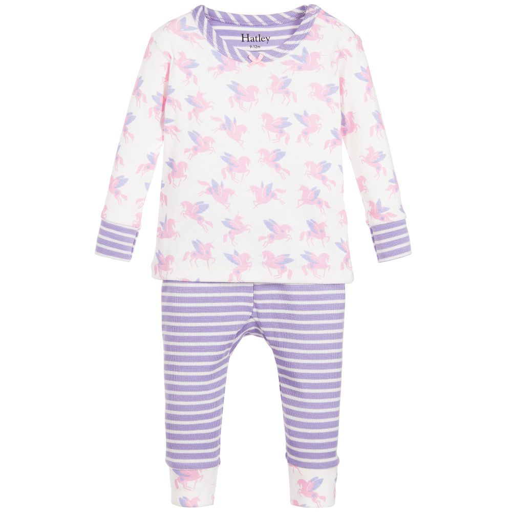 Hatley - Baby 'Soft Unicorn' Pyjamas | Childrensalon