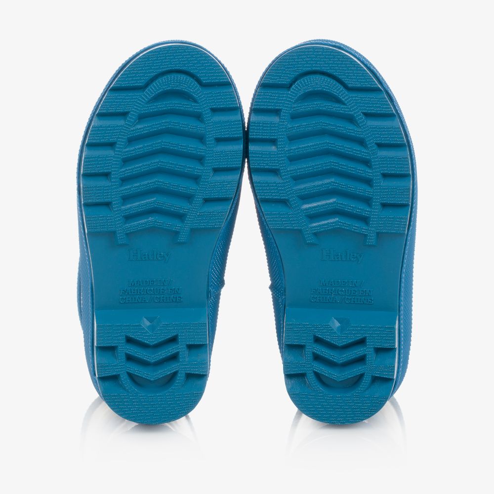 هاتلي-بوت واقي من المطر مطاط لون أزرق للأولاد | Childrensalon Outlet