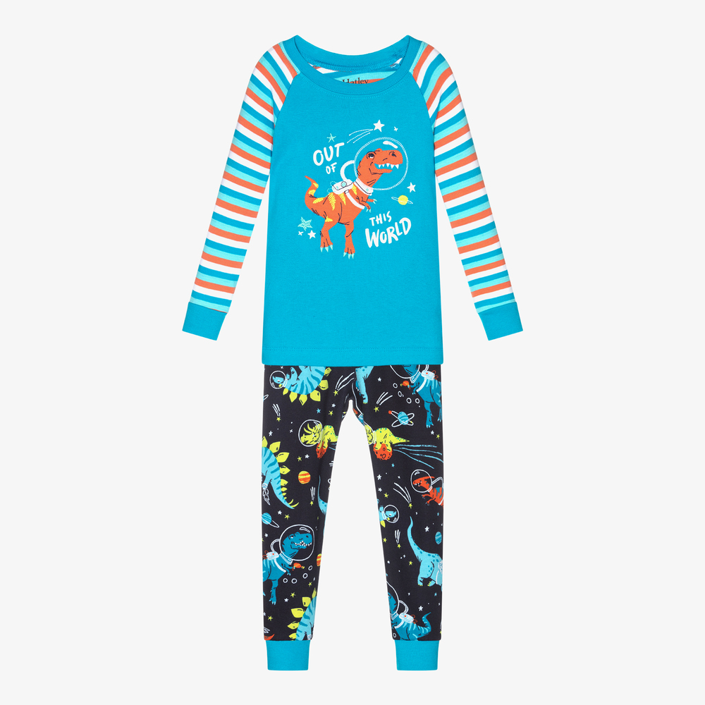 Hatley - Blue Glow-In-The-Dark Pyjamas  | Childrensalon