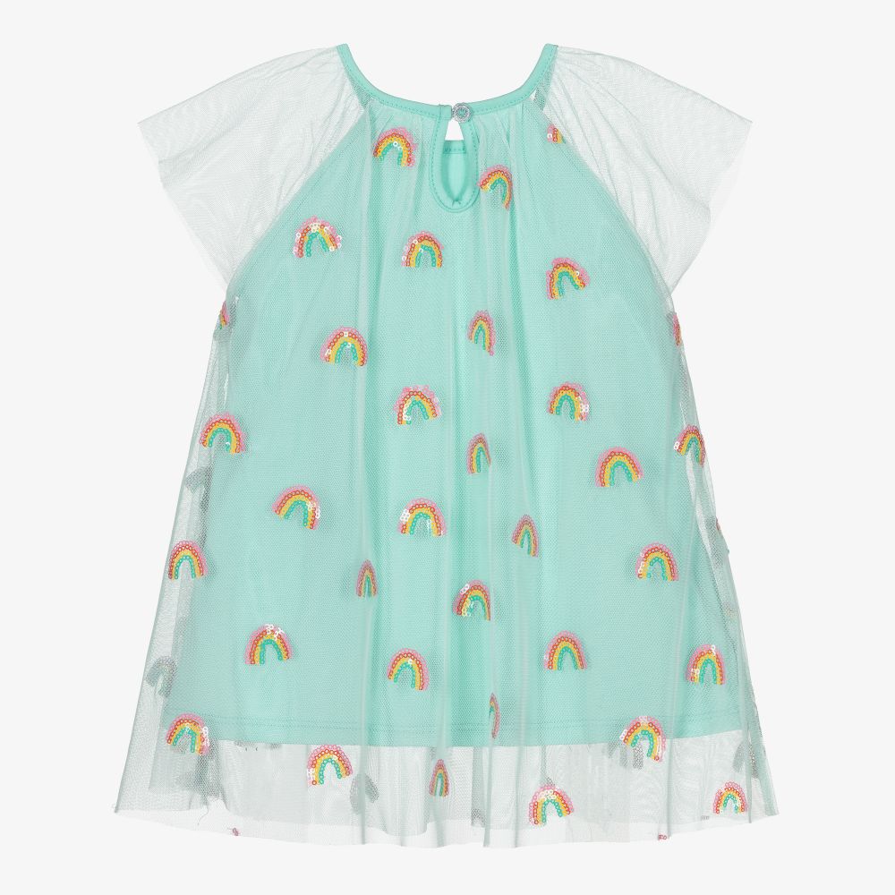 Hatley-Blue Jersey & Tulle Dress Set | Childrensalon Outlet