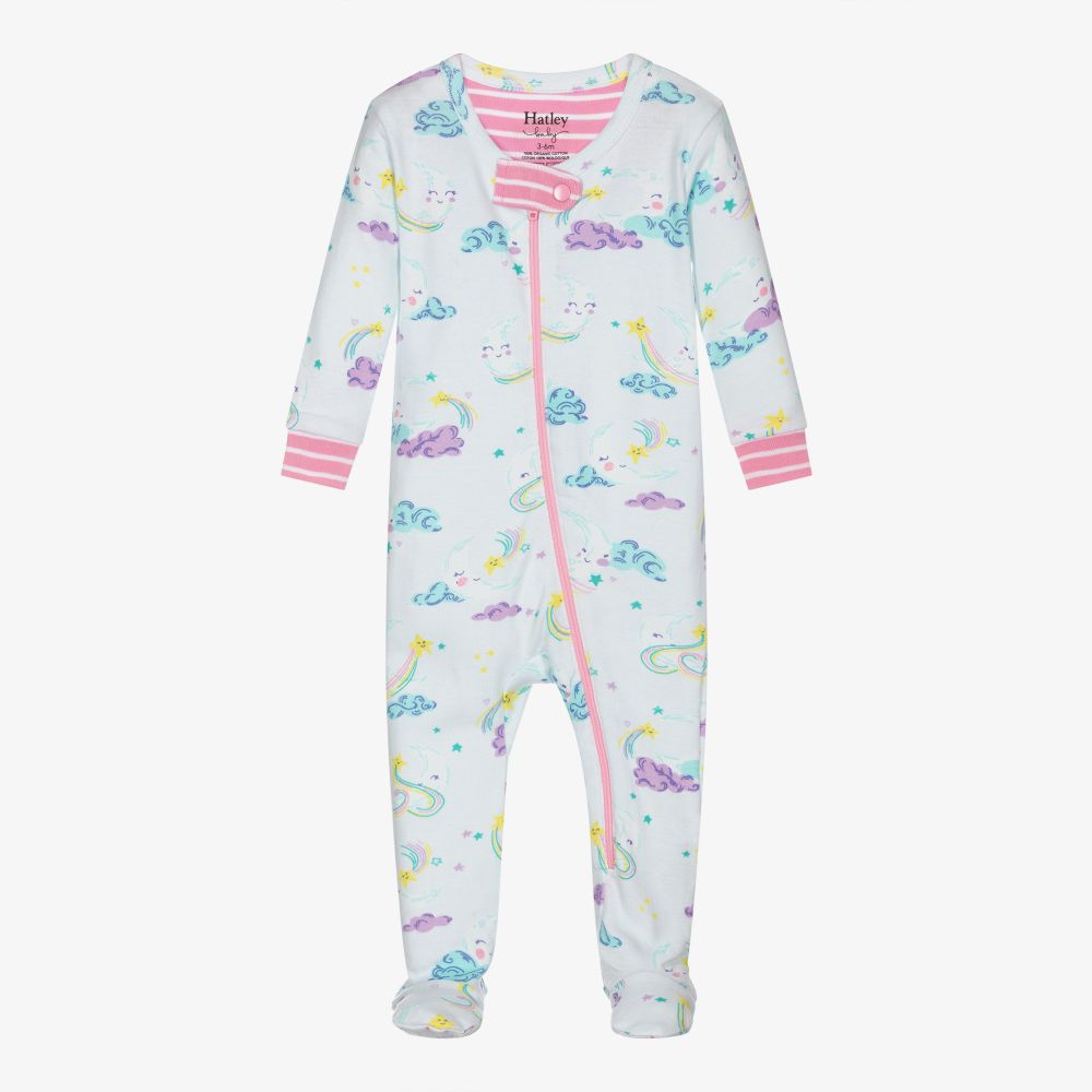 Hatley-بيبي غرو قطن عضوي لون أزرق للمولودات | Childrensalon Outlet