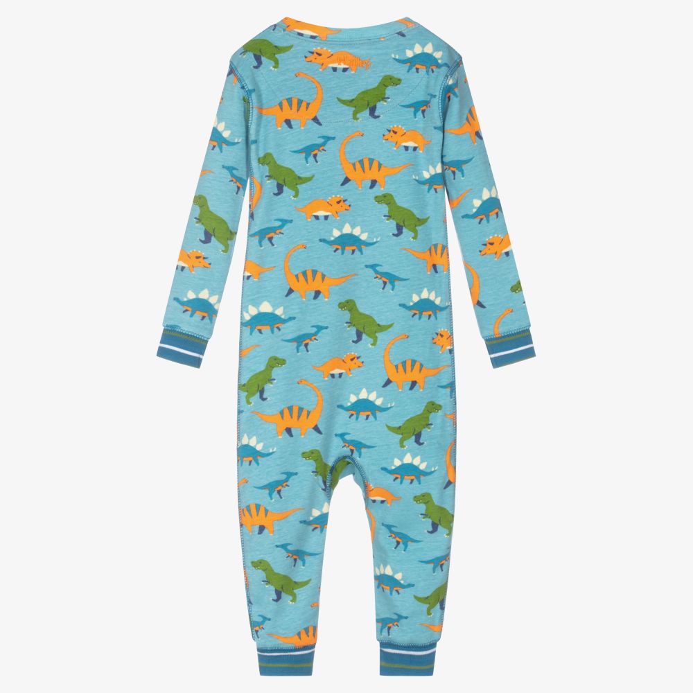 Hatley-Blue Organic Cotton Romper | Childrensalon Outlet
