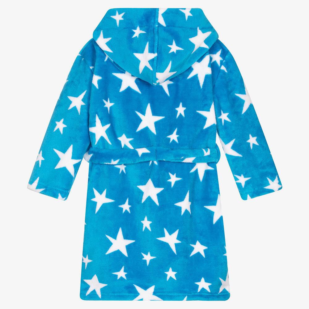 Hatley Blue Star Dressing Gown Childrensalon Outlet