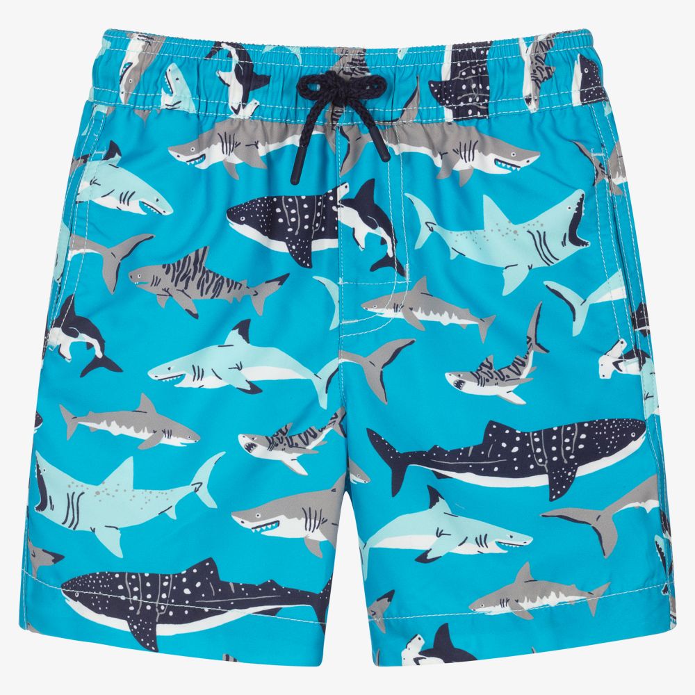 Hatley - Blue Swim Shorts (UPF50+) | Childrensalon